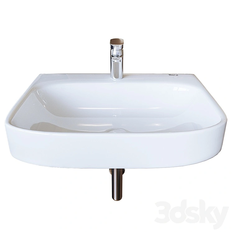 Washbasin Roca Debba 60x48 cm, wall-hung 32799400Y 