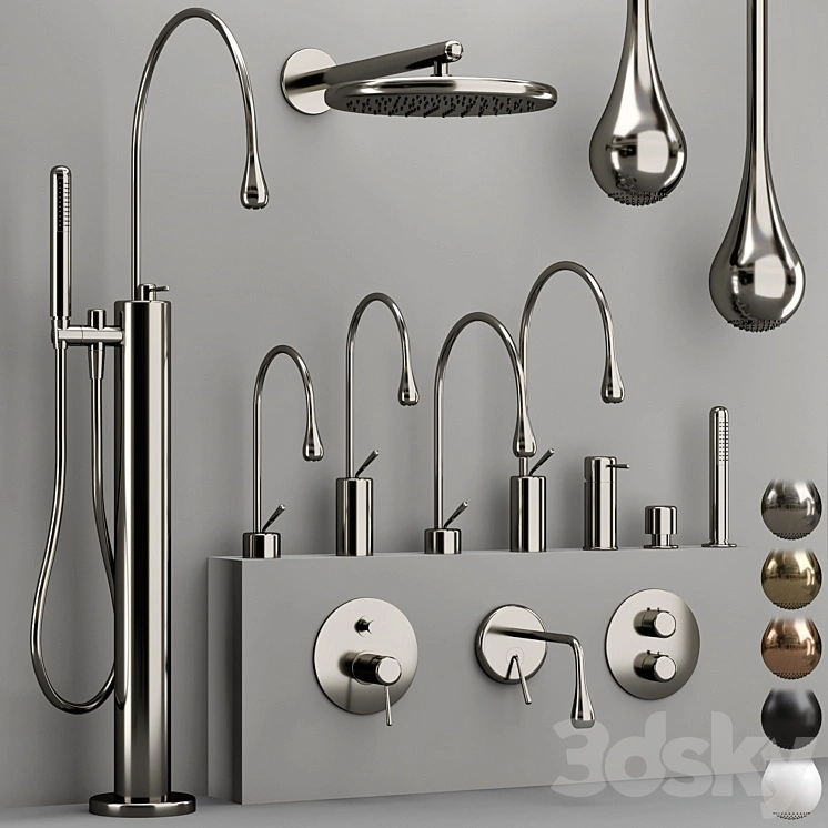GESSI GOCCIA bathroom faucet collection 