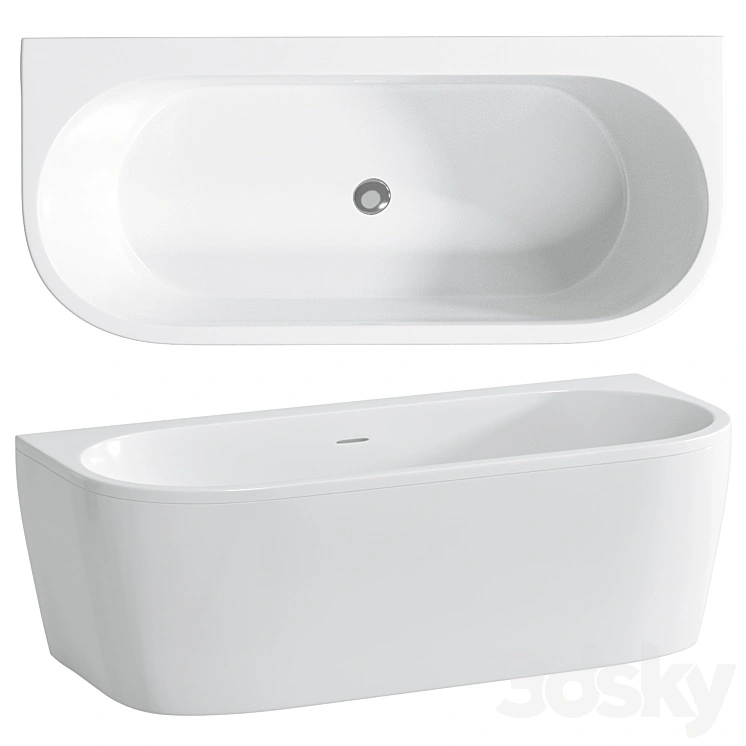 Bathtubs CEZARES SLIM WALL 
