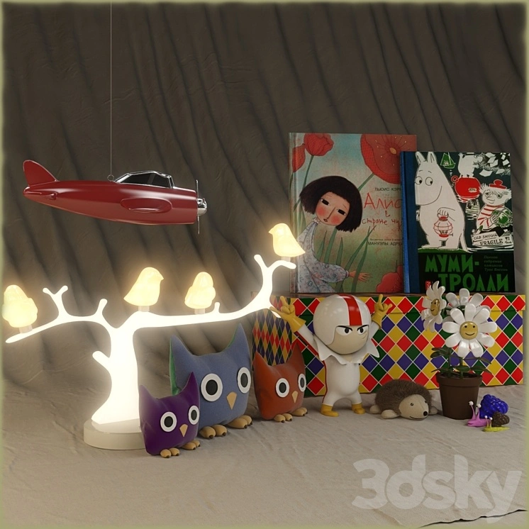 Toys and books 
