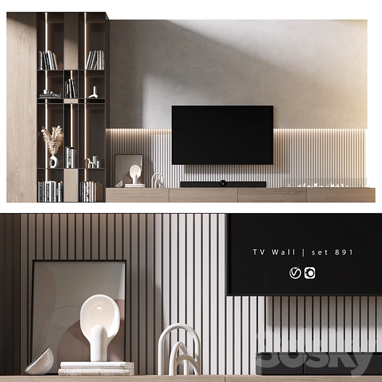 TV Wall | set 891 