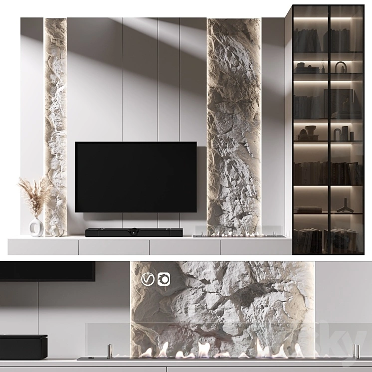 TV Wall | set 1081 