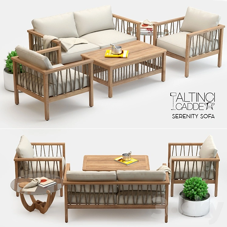 Altinci Cadde Serenity Garden Sofa Set 