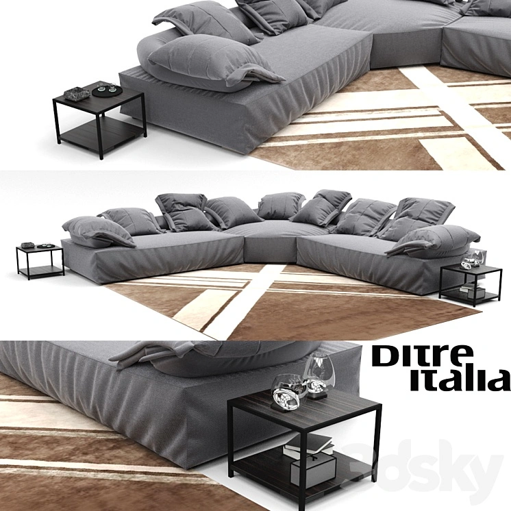 Corner sofa Ditreitalia Flick Flack 