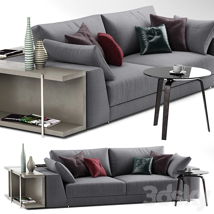 Argo gray sofa AG002 - MisuraEmme 