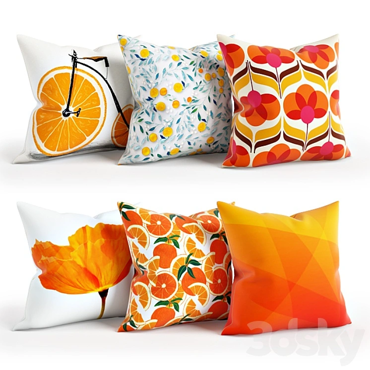 Orange_Pillow_Set_001 