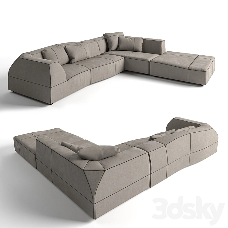 B @ B Italia Bend sofa 