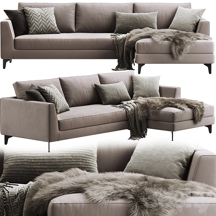 Meridiani Louis Up Sofa 