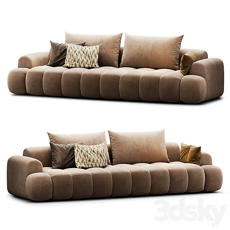 Italian Minimalist Casual Sofa 