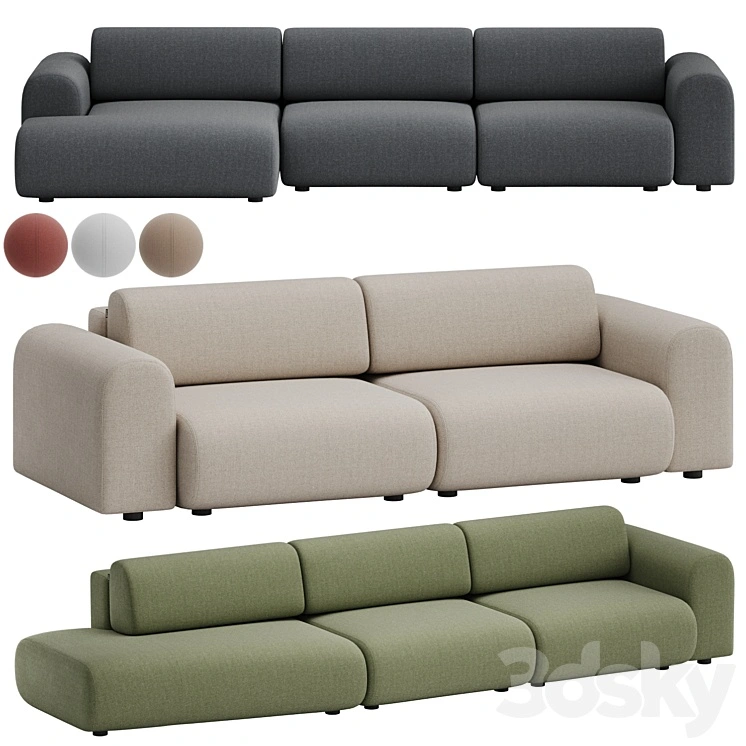 Modular sofa Mail-1-2-3 