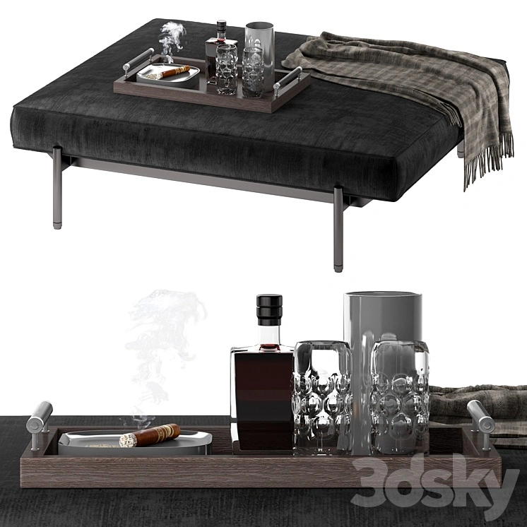 ottoman Minotti Superquadra № 3 