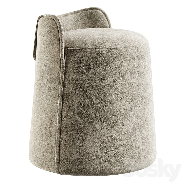 The Rikky pouf is grey in color. inmyroom. 