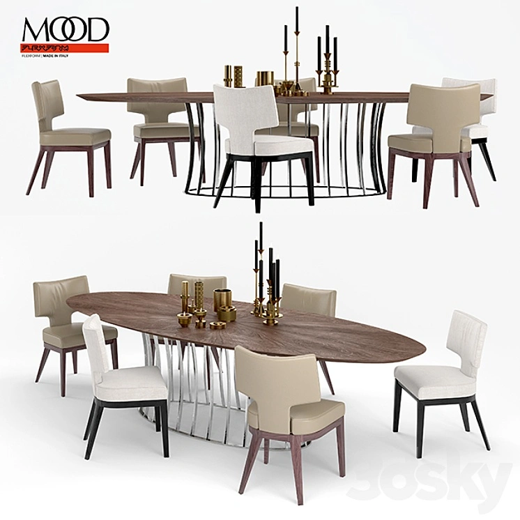 ALINE CHAIR and ARTHUR TABLE 