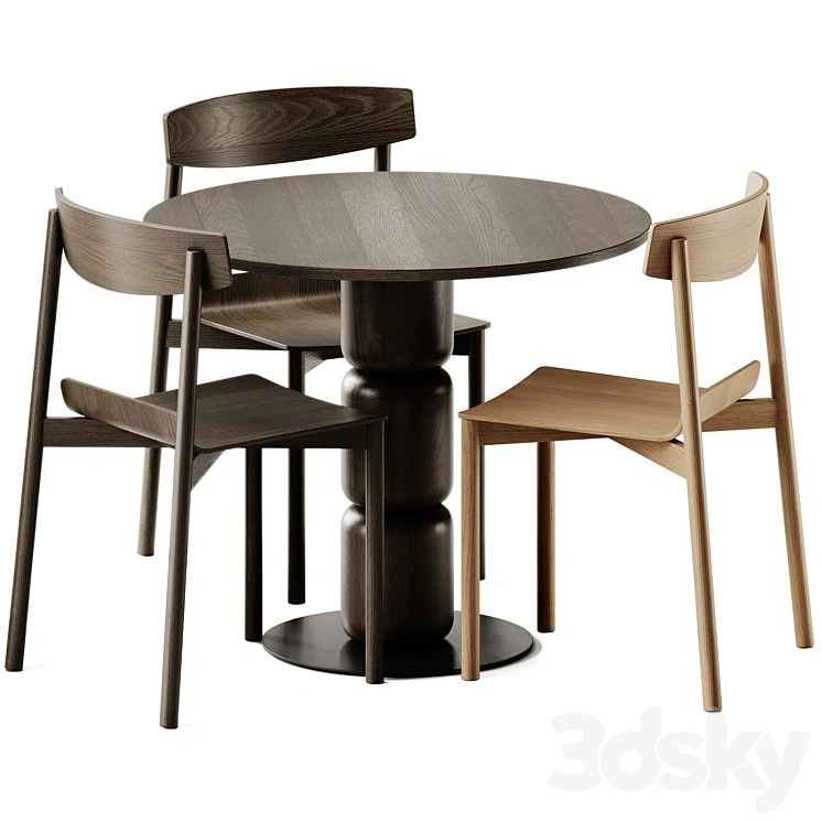 Artu Beads Table and Wox 2 Chair 