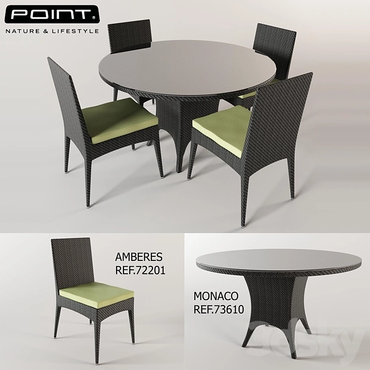 Point table and Chair 