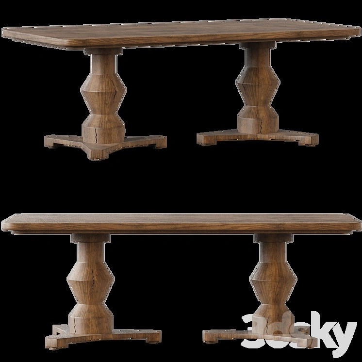 La Luz Dining Table by pfeifer studio 