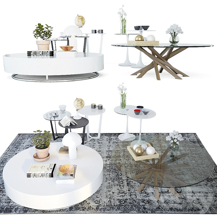 Set coffee tables Sattelan Italia 2 
