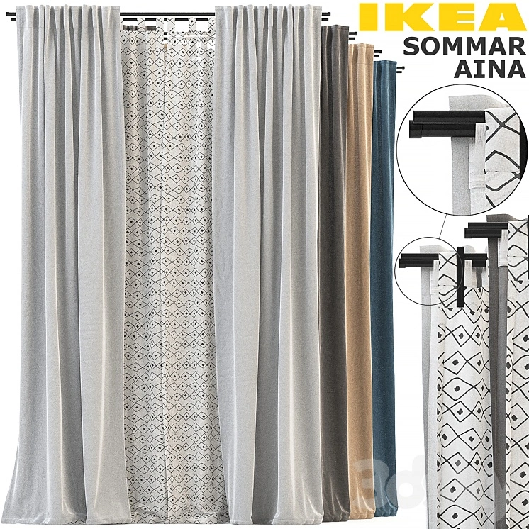 IKEA AINA, SOMMAR, REKKA 