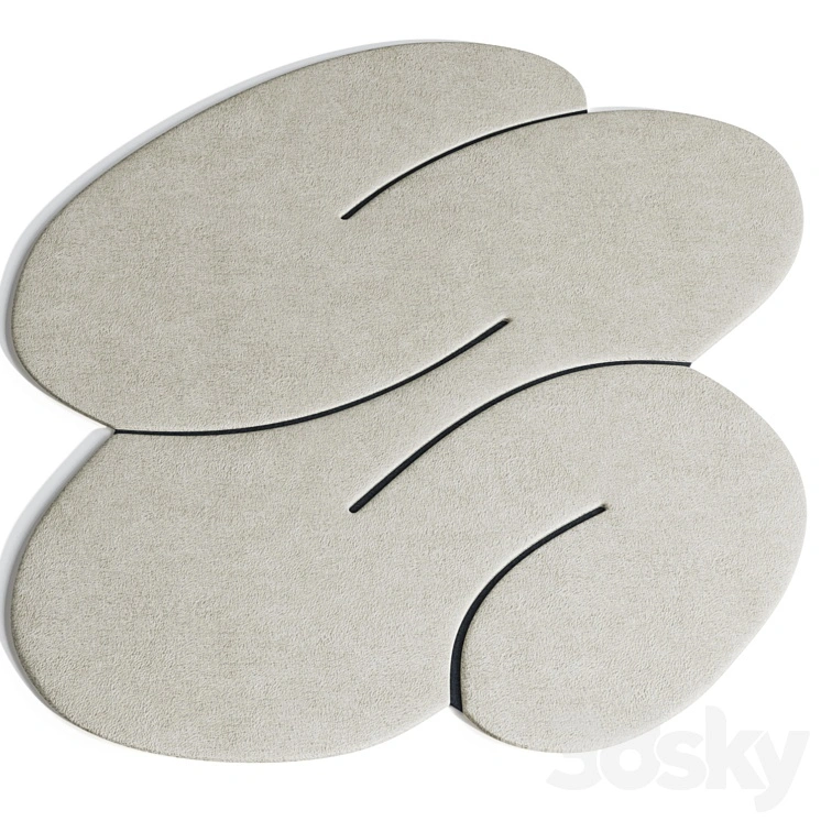 Squiggle carpet by Okjstudio 