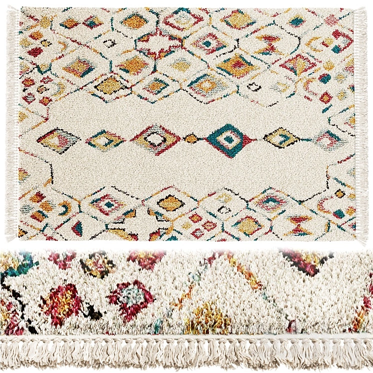 Colored carpet in the Berber style Taneti from LA REDOUTE INTERIEURS 