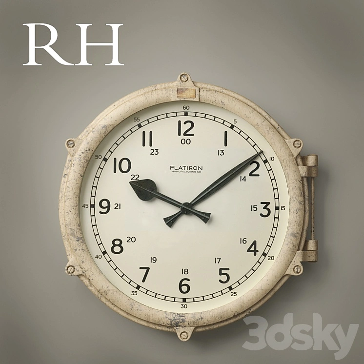 RH_1930S BARGE CLOCK 