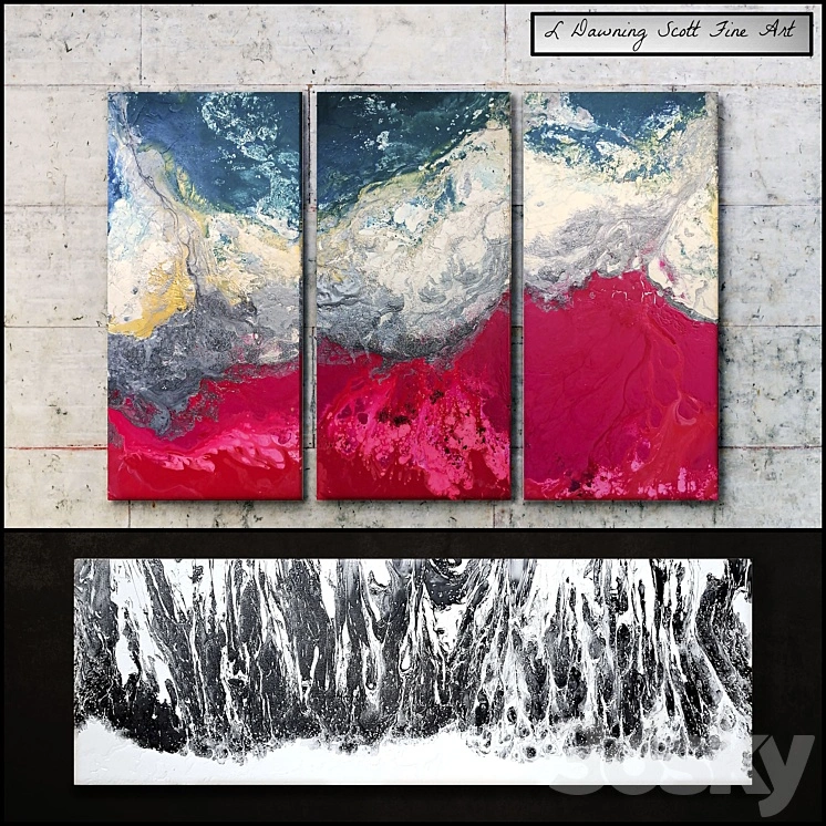 L Dawning Scott Fine Art - set 8 