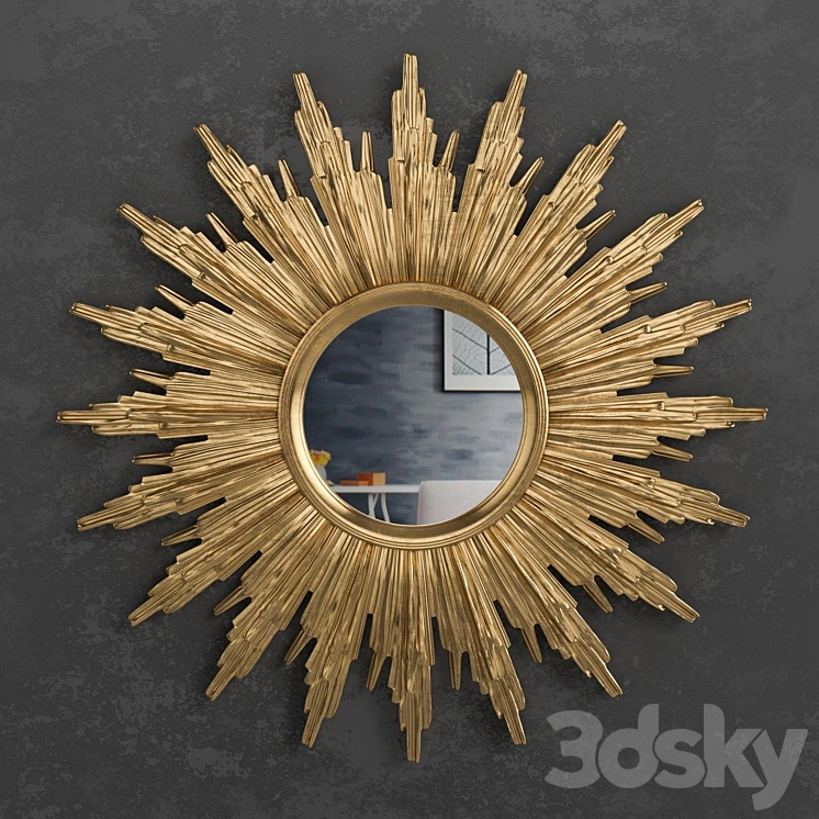 Petit miroir soleil 