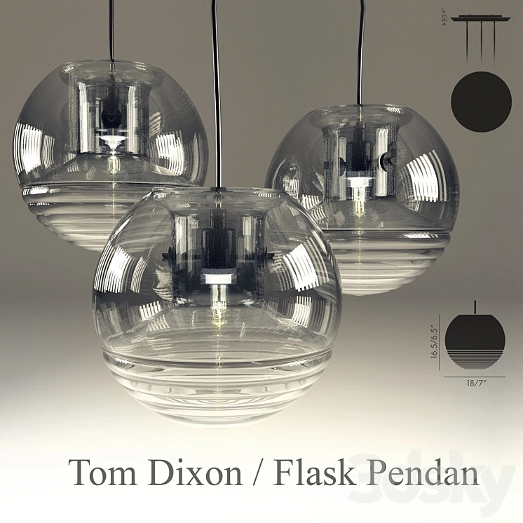 Tom Dixon / Flask Pendan 