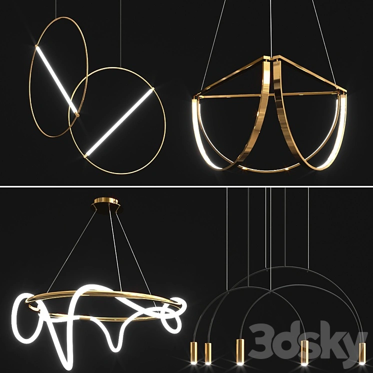 Collection of new minimalist chandelier_6 