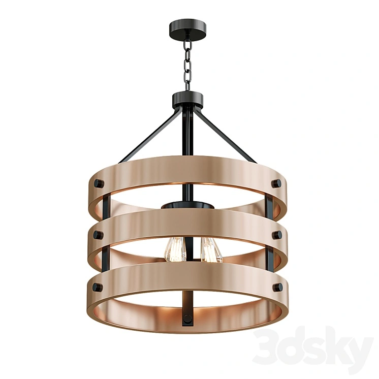 Cylinder Cage Restaurant Pendant 