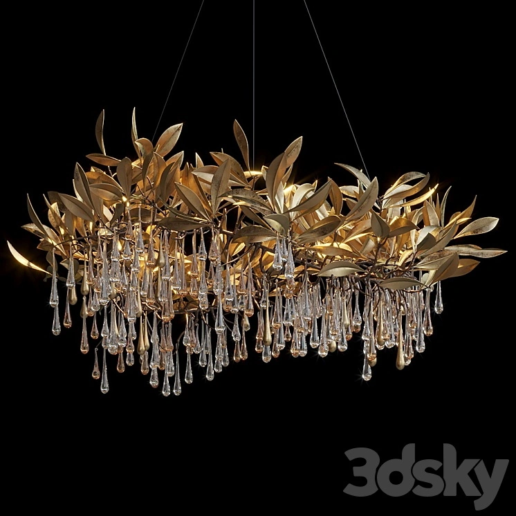 Hanging chandelier Vargov Design - Olive 