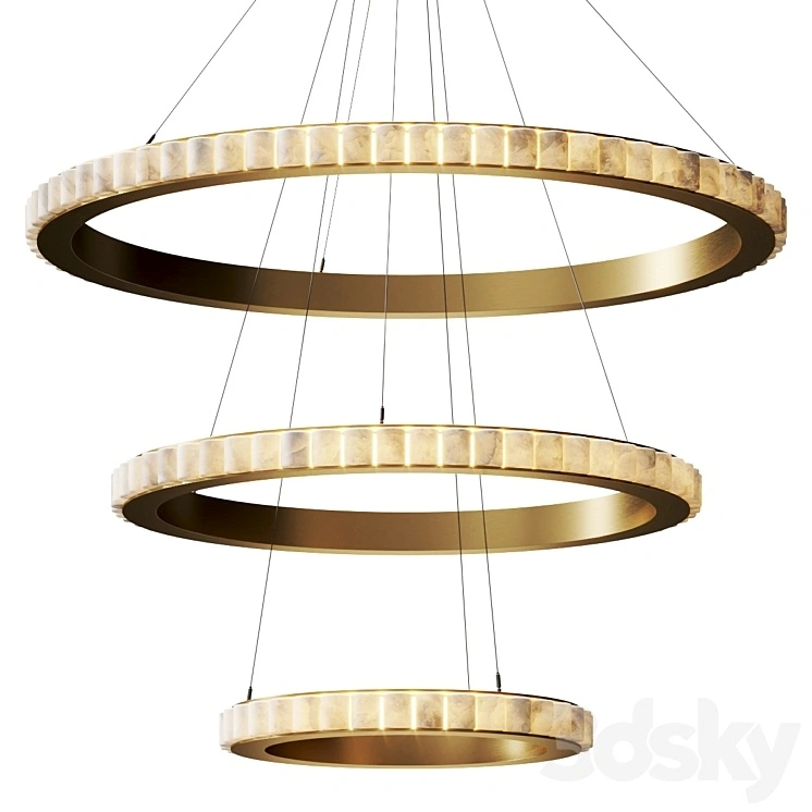 CTO Lighting Avalon Triple Chandelier 