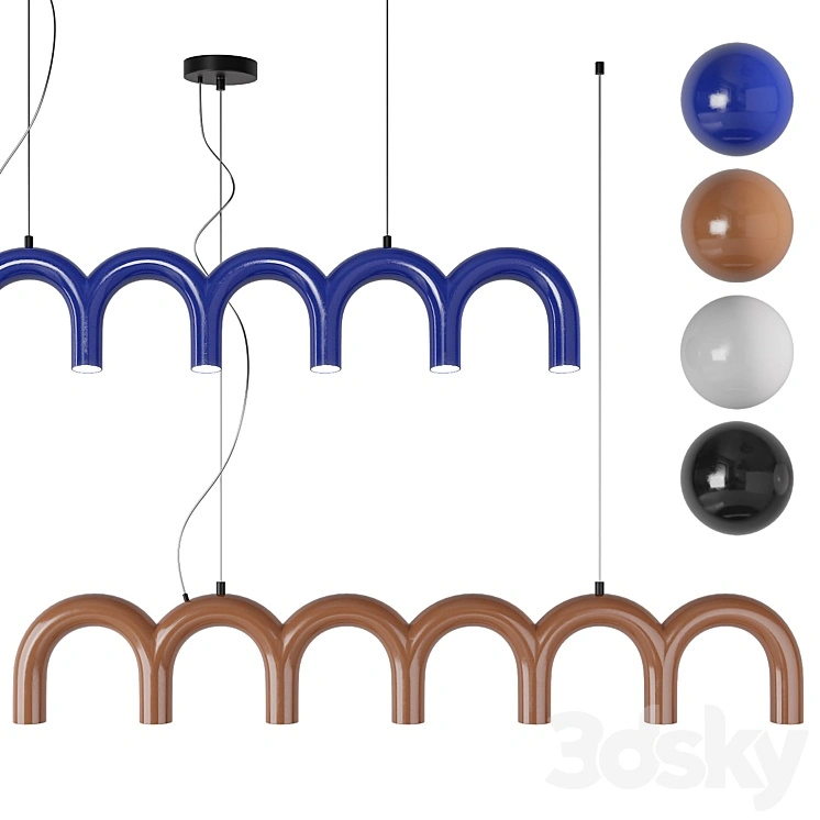 Oblure Arch LED pendant chandelier 