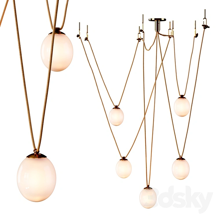 Augustine Bulb Glass Chandelier 