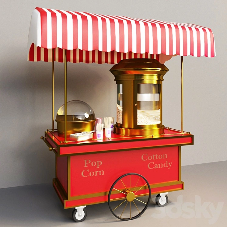 Popcorn Cart 