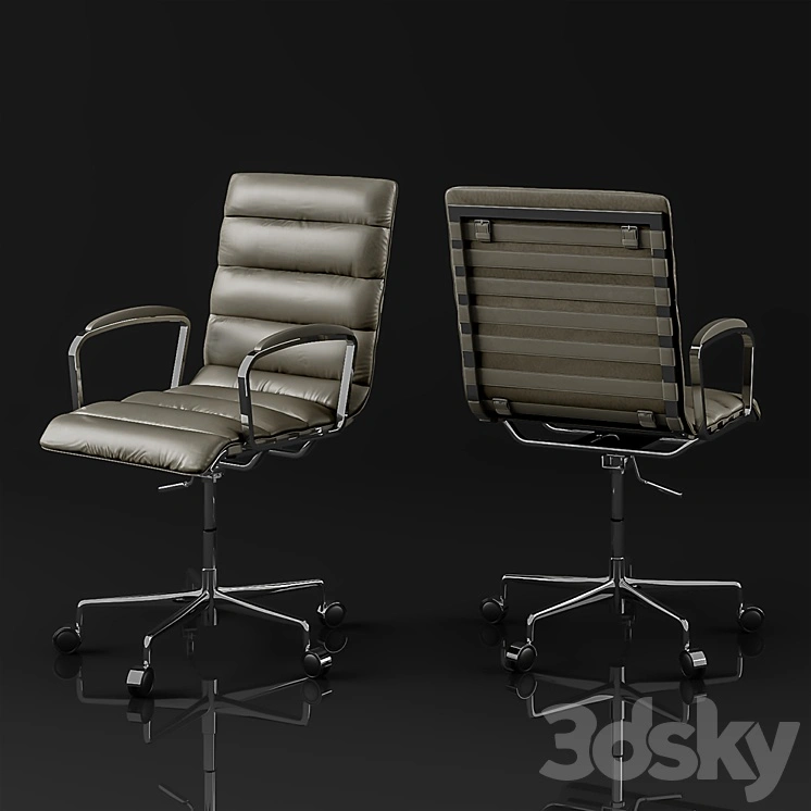oviedo leather desk chair 