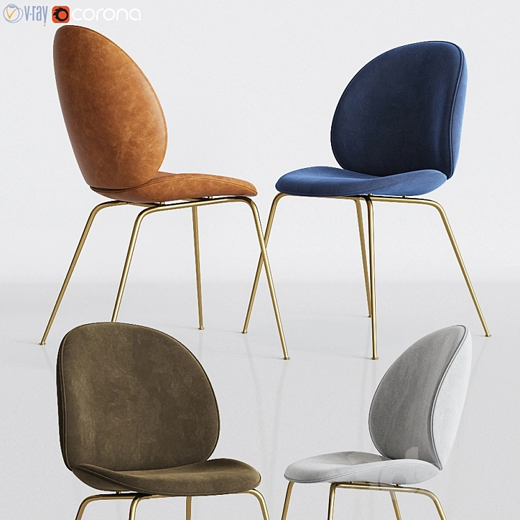 Gubi Beetle Dinning Chair 