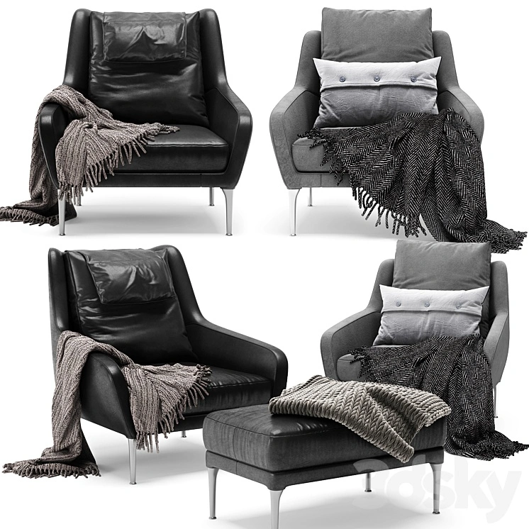 B & B Italia Edouard Armchair 