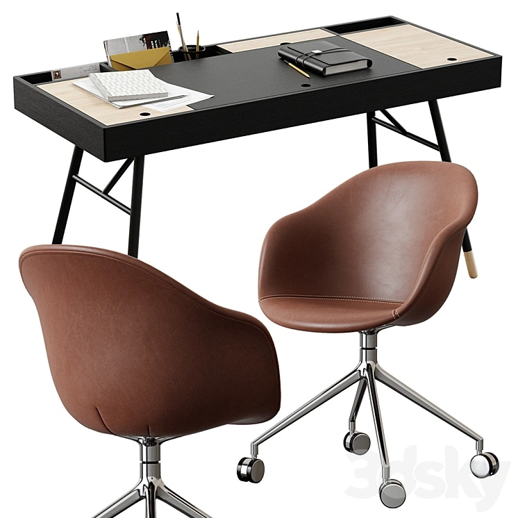 BoConcept / Cupertino Table + Adelaide Chair 