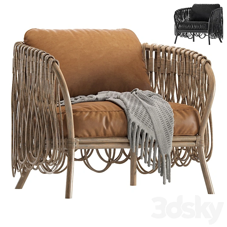 Strata Lounge Chair Leather 