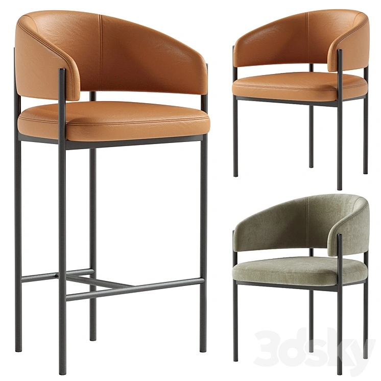 lorenzo barstool & lorenzo chair 