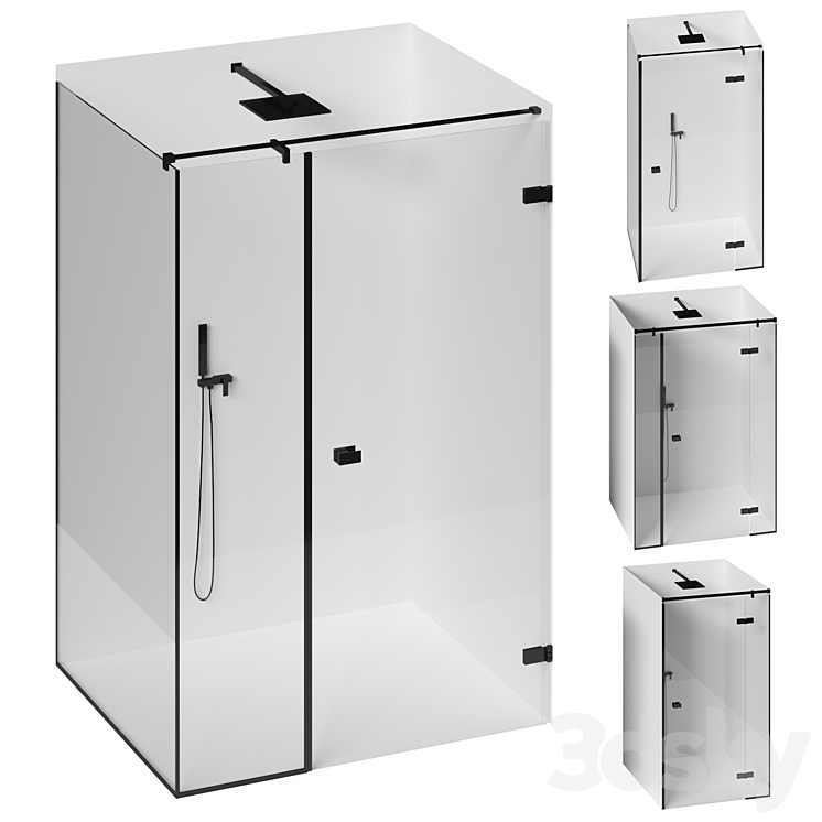 PCA B0 SET OF SHOWER ENCLOSURES 