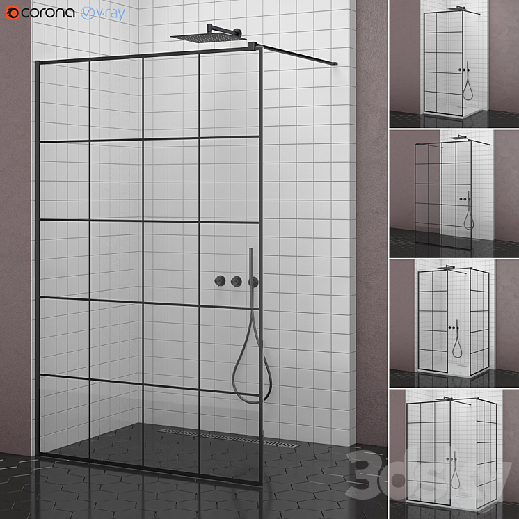 RADAWAY SHOWERS MODO NEW BLACK FACTORY 