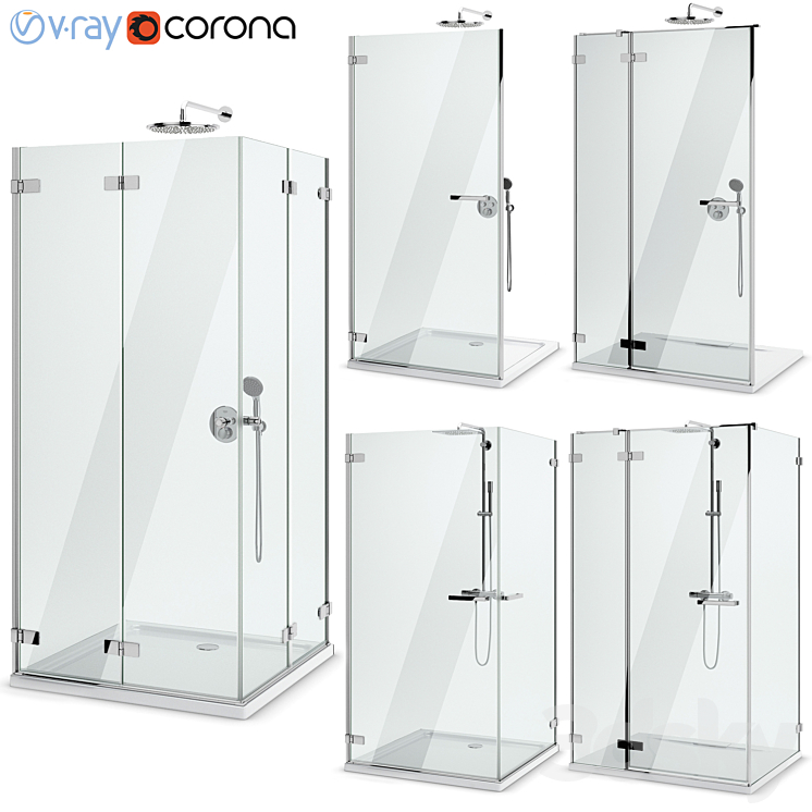 SHOWER ENCLOSURES AND DOORS RADAWAY ARTA SET 101 