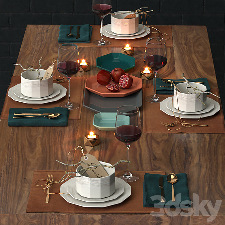 CB2 DINNERWARE SET 