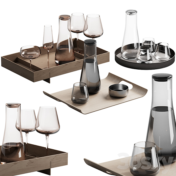 270 DISHES DECOR SET 12 BELO BLOMUS P01 