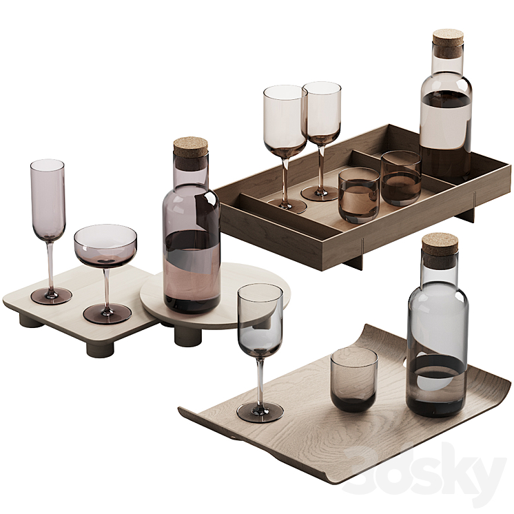 272 DISHES DECOR SET 14 FUUM WATER CARAFE BLOMUS P01 