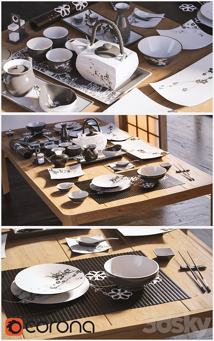 A_SET_OF_DISHES_IN_THE_JAPANESE_STYLE_JAPANESE_STYLE_TABLEWARE 