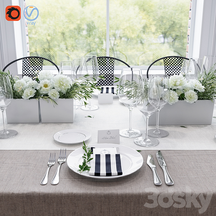 BANQUET TABLE SETTING 