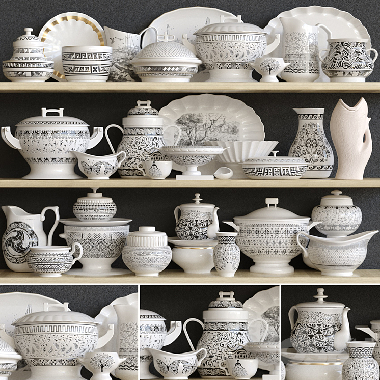 CLASSIC_SET_OF_DISHES_FROM_PORCELAIN_SERVICE_KITCHEN_ACCESSORIES 